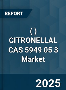 Global CITRONELLAL CAS 5949 05 3 Industry