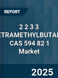 Global 2 2 3 3 TETRAMETHYLBUTANE CAS 594 82 1 Industry