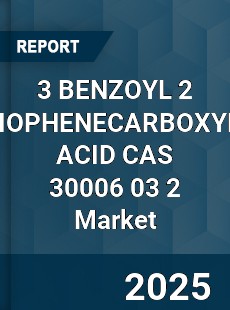 Global 3 BENZOYL 2 THIOPHENECARBOXYLIC ACID CAS 30006 03 2 Industry