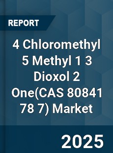 Global 4 Chloromethyl 5 Methyl 1 3 Dioxol 2 One Market
