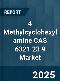 Global 4 Methylcyclohexyl amine CAS 6321 23 9 Industry