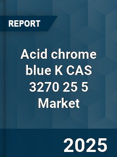Global Acid chrome blue K CAS 3270 25 5 Industry