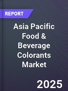 Asia Pacific Food amp Beverage Colorants Market