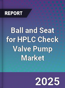Ball and Seat for HPLC Check Valve Pump Market