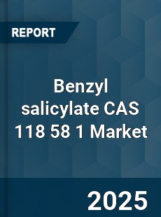 Global Benzyl salicylate CAS 118 58 1 Industry
