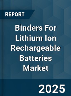 Global Binders For Lithium Ion Rechargeable Batteries Market