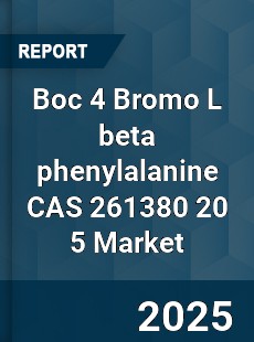 Global Boc 4 Bromo L beta phenylalanine CAS 261380 20 5 Industry