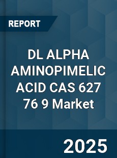 Global DL ALPHA AMINOPIMELIC ACID CAS 627 76 9 Industry
