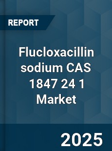 Global Flucloxacillin sodium CAS 1847 24 1 Industry