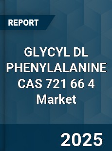 Global GLYCYL DL PHENYLALANINE CAS 721 66 4 Industry