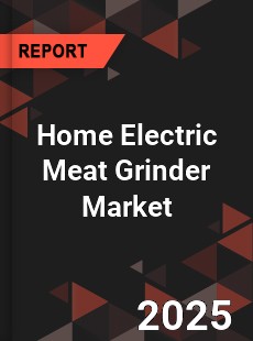 Home Electric Meat Grinder Global and China Top Players Market