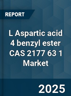 Global L Aspartic acid 4 benzyl ester CAS 2177 63 1 Industry