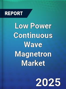 Low Power Continuous Wave Magnetron Global and China Top Players Market