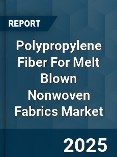 COVID 19 Outbreak Global Polypropylene Fiber For Melt Blown Nonwoven Fabrics Industry