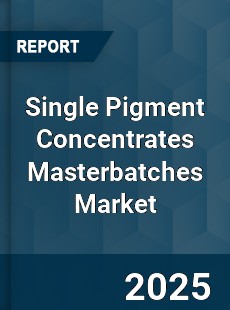 Single Pigment Concentrates Masterbatches Market